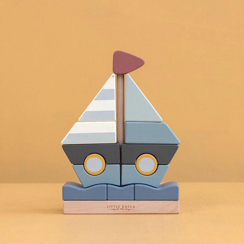 Little Dutch Stapelspiel Segelboot, FSC Holz 2023 6 Little Dutch Stapelspiel Segelboot, FSC Holz 2023 – Bild 4
