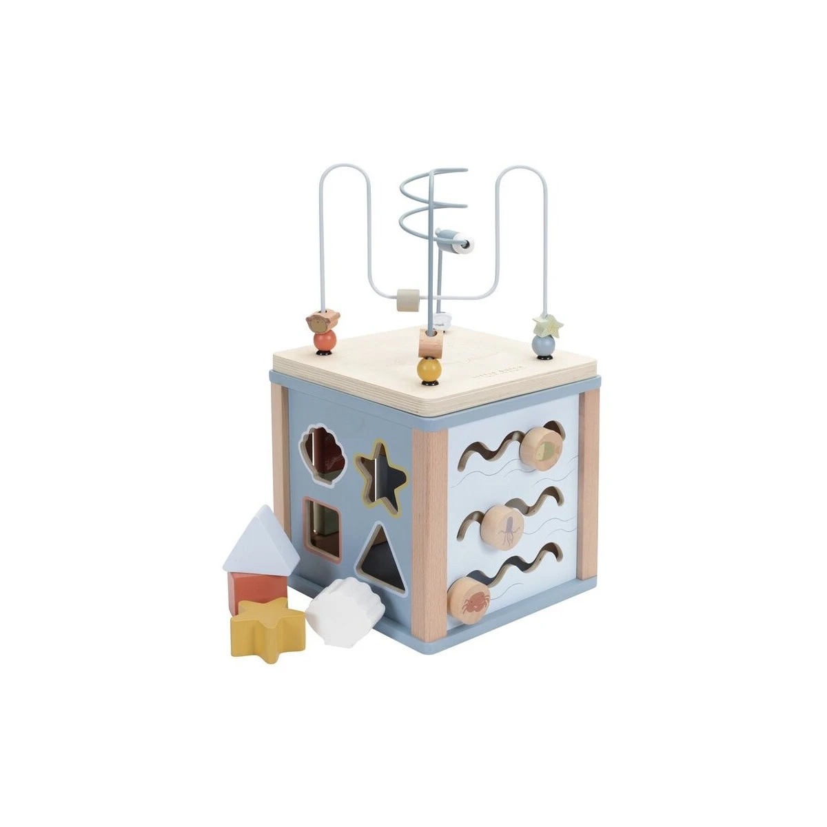 Little Dutch Holz-Motorikwürfel Ocean 6 Little Dutch Holz-Motorikwürfel Ocean – Bild 4