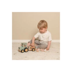 Little Dutch Traktor Mit Anhänger Little Farm