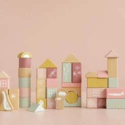 Little Dutch Little Goose Holzklötze -Little Dutch little dutch little goose houten blokken in ton pink 3 1e72