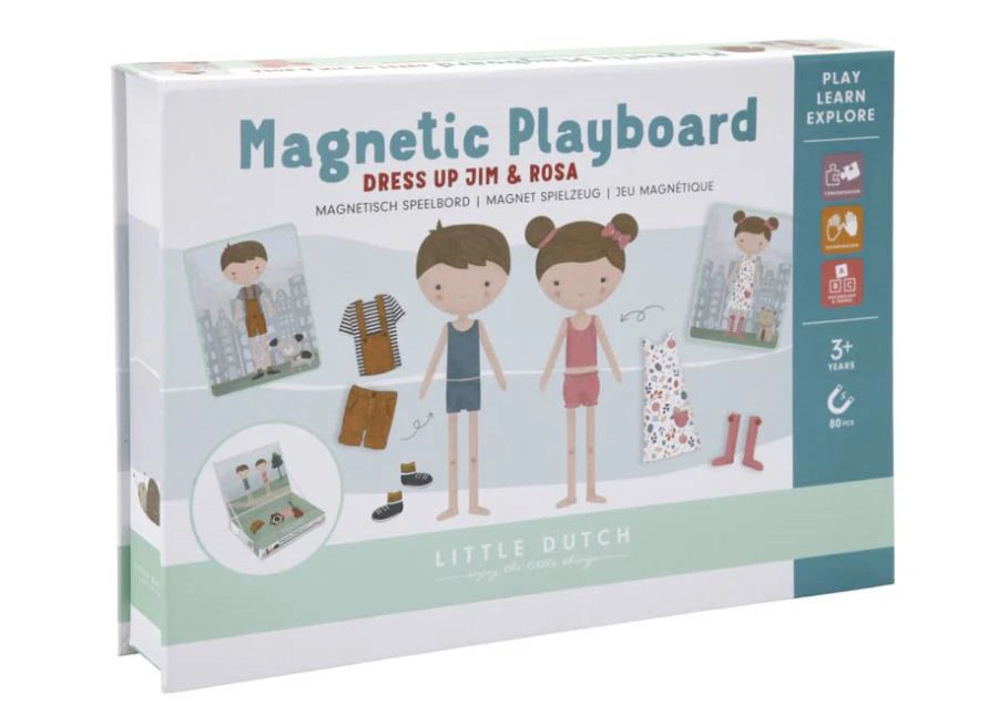Little Dutch Magnetpuzzle Jim & Rosa 3 Little Dutch Magnetpuzzle Jim & Rosa